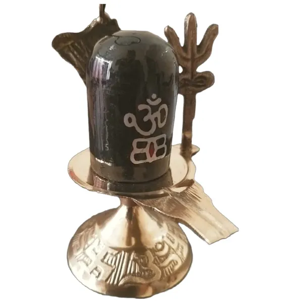 Golden_Brass_Lord_Shivlingam_For_Puja