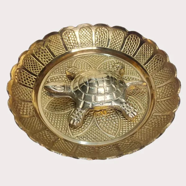 Brown_Fengshui_Tortoise_For_Good_Luck_With_Brass_Thali