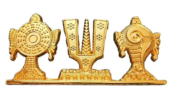 Golden_Shankh_Chakra_Namah_Of_Lord_Vishnu_Tirupati_Balaji