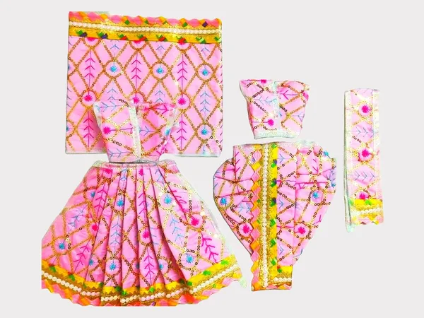 Pink_Handcrafted_Designer_Radha_Krishan,_Yugal_Kishor_Vastra