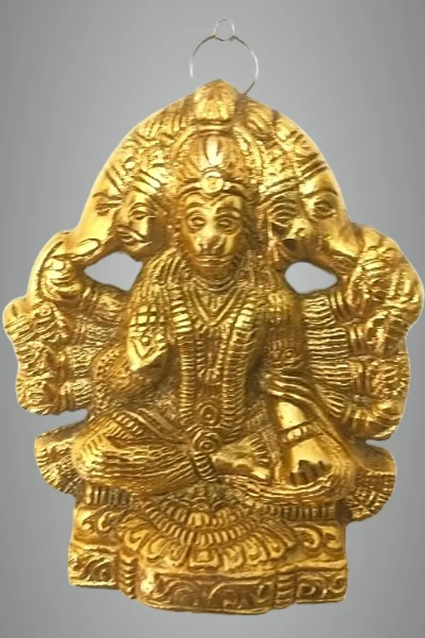 Golden_Metal_Panchmukhi_Hanuman_Ji_Idol_Door_Entrance_Statue_For_Home_Decor