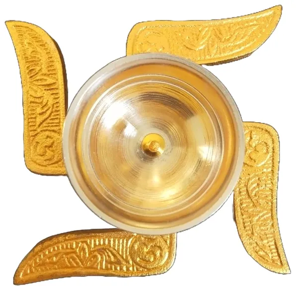 Golden_Traditional_Swastik_Diya_With_Velvet_Gift_Box_For_Puja