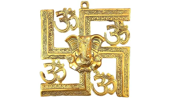 Golden_Metal_Lord_Ganesha_On_Swastik_For_Door_Hanging