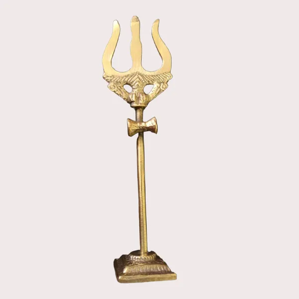 Golden_Brass_Lord_Shiva_Trishul_With_Damru_On_Stand_For_Puja_Room