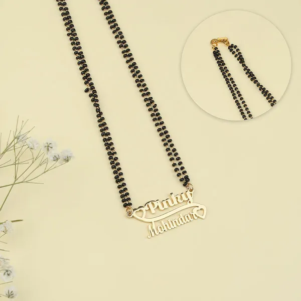 Golden_Double_Name_Necklace_With_Mangalsutra_For_Women