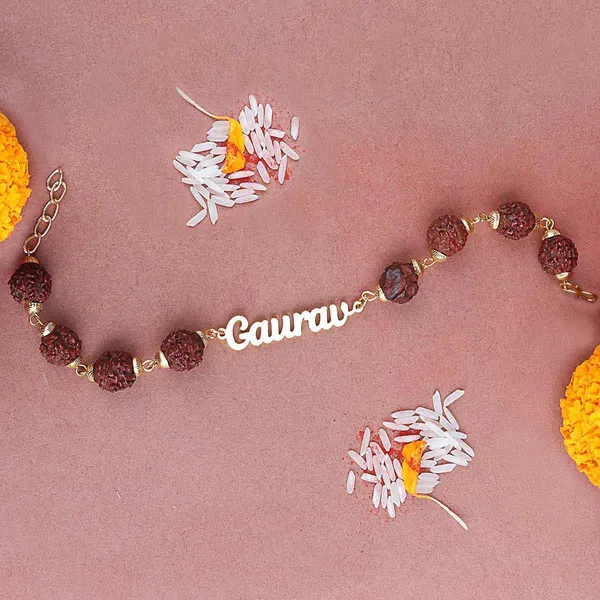 Golden_Personalized_Rudraksh_Chain_Bracelet_With_Classic_Style_Name_For_Men