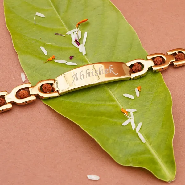 Golden_Personalized_Rudraksh_Name_Bracelet_For_Men