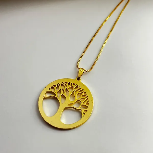 Golden_Harmony_Tree_Pendent_For_Unisex