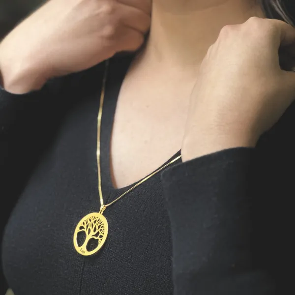 Golden_Harmony_Tree_Pendent_For_Unisex