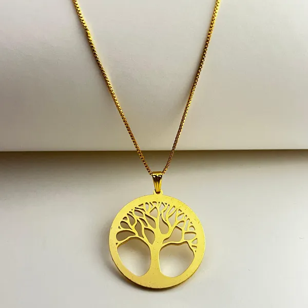 Golden_Harmony_Tree_Pendent_For_Unisex