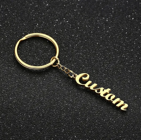 Golden_Personalized_Custom_Name_Keychain_For_Men
