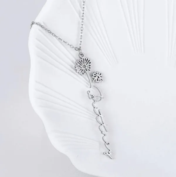 Golden_Elegant_Floral_Name_Necklace_For_Unisex