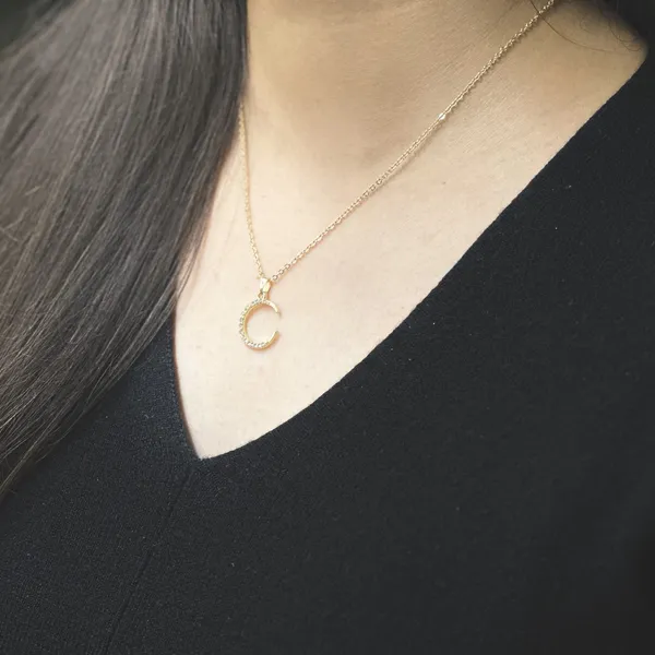Golden_Crescent_Moon_Pendant_For_Unisex