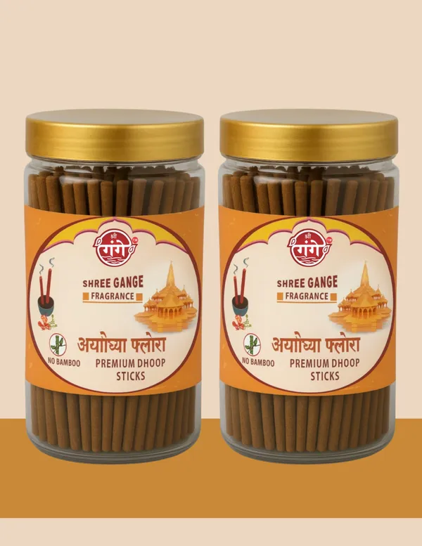 Pack_Of_2_Green_Wood_Powder_Ayodhya_Flora_Dhoop_Stick_(150Pc)