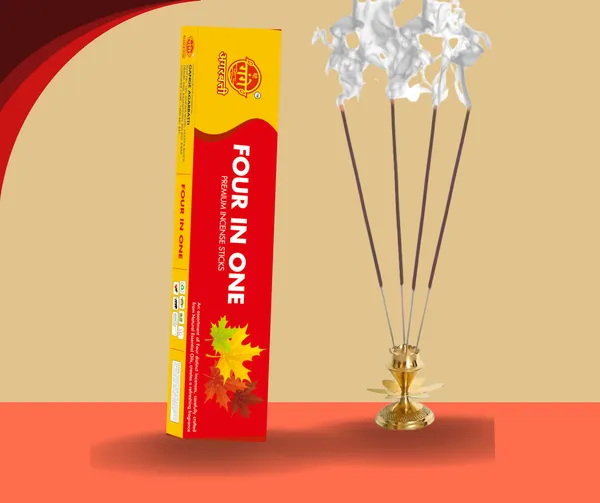Pack_Of_6_Incense_Stick_For_Pooja_|_Bamboo_Less_&_Charcoal_Free_|_Red_Incense_Stick_4_In_1_Agarbatti_Box_(300Pc)