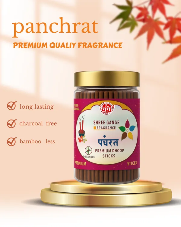 Pack_Of_2_Magenta_Wood_Powder_Panchratan_Dhoop_Stick_(150Pc)