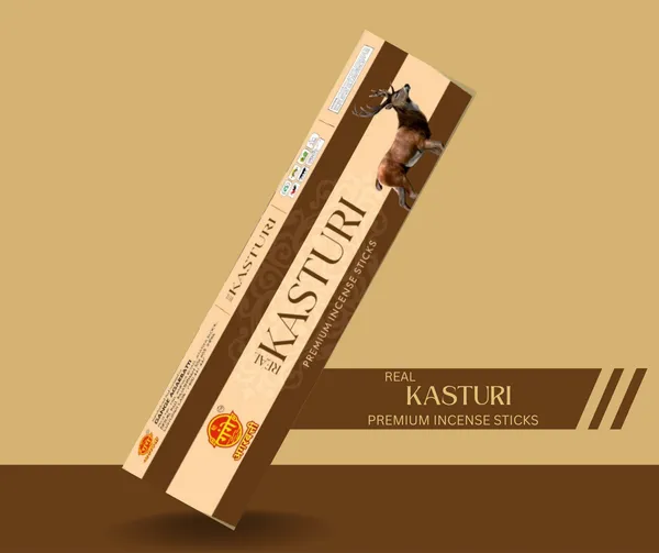 Pack_Of_6_Incense_Stick_For_Pooja_|_Bamboo_Less_&_Charcoal_Free_|_Brown_Incense_Stick_Real_Kasturi_Agarbatti_Box_(300Pc)