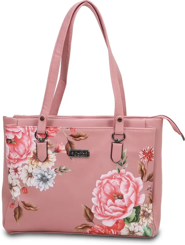 Pink_Synthetic_Leather_Shoulder_Bag_For_Women_(9.78_L)
