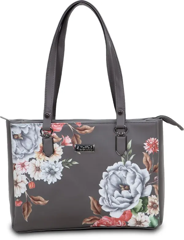 Grey_Synthetic_Leather_Shoulder_Bag_For_Women_(9.78_L)