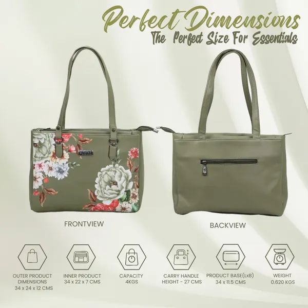 Green_Synthetic_Leather_Shoulder_Bag_For_Women_(9.78_L)
