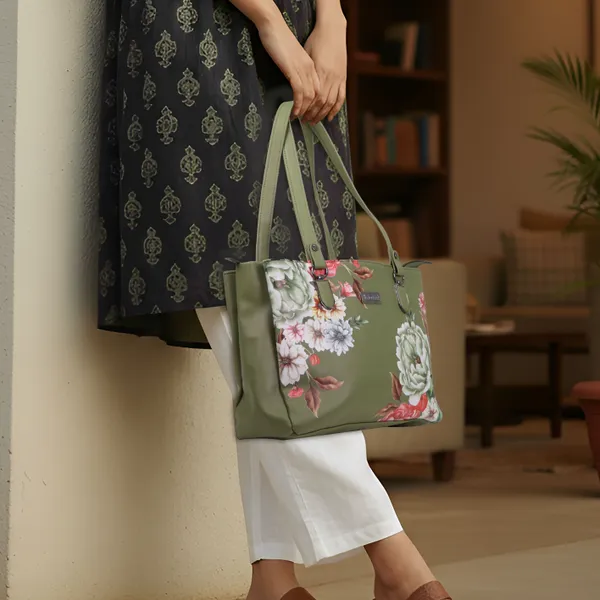 Green_Synthetic_Leather_Shoulder_Bag_For_Women_(9.78_L)