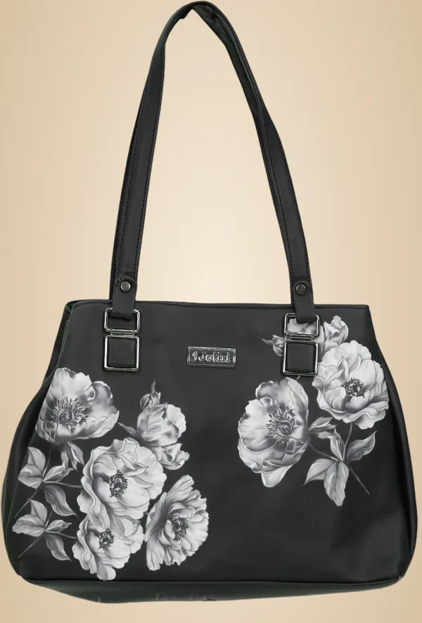 Black_Synthetic_Leather_Shoulder_Bag_For_Women_(7.44_L)