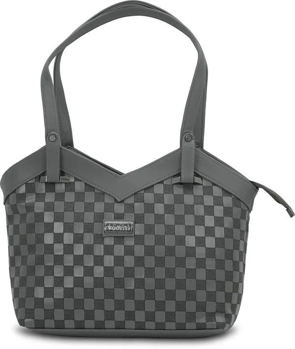 Grey_Synthetic_Leather_Shoulder_Bag_For_Women_(14.4_L)