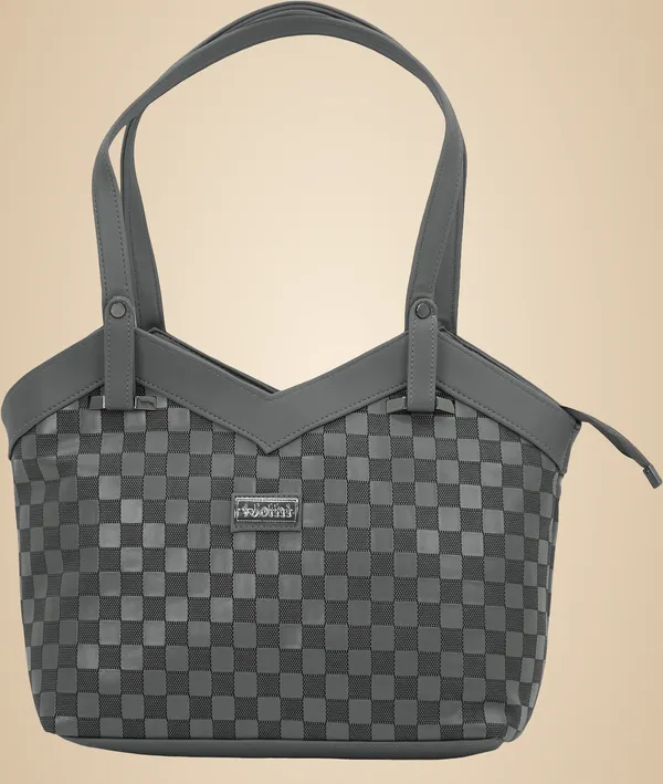 Grey_Synthetic_Leather_Shoulder_Bag_For_Women_(14.4_L)