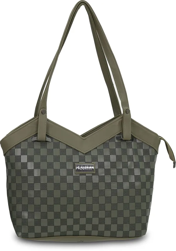 Green_Synthetic_Leather_Shoulder_Bag_For_Women_(14.4_L)