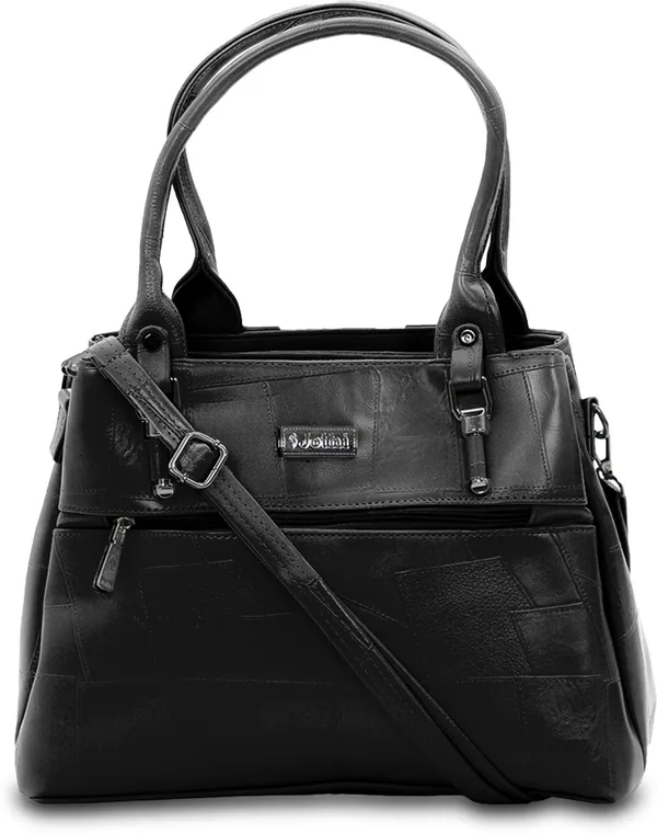 Black_Synthetic_Leather_Shoulder_Bag_For_Women_(9.78_L)