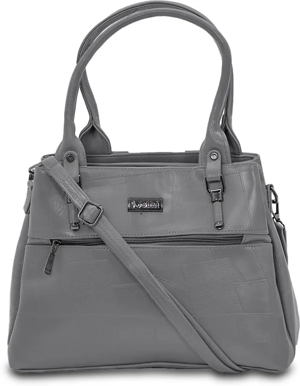 Grey_Synthetic_Leather_Shoulder_Bag_For_Women_(9.78_L)
