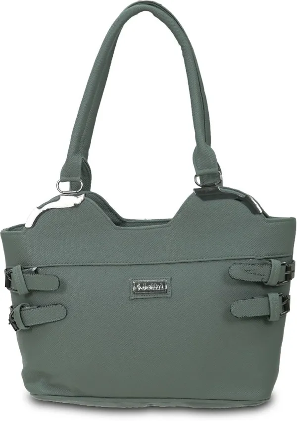 Green_Synthetic_Leather_Shoulder_Bag_For_Women_(8.37_L)