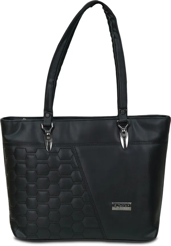 Black_Synthetic_Leather_Shoulder_Bag_For_Women_(7.35_L)