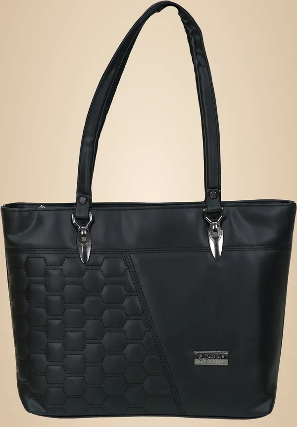 Black_Synthetic_Leather_Shoulder_Bag_For_Women_(7.35_L)