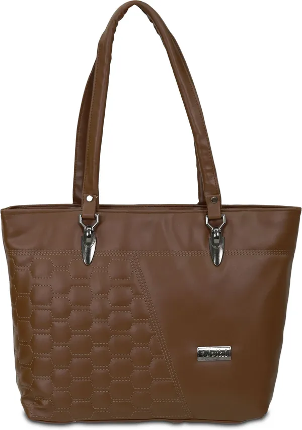 Brown_Synthetic_Leather_Shoulder_Bag_For_Women_(7.35_L)