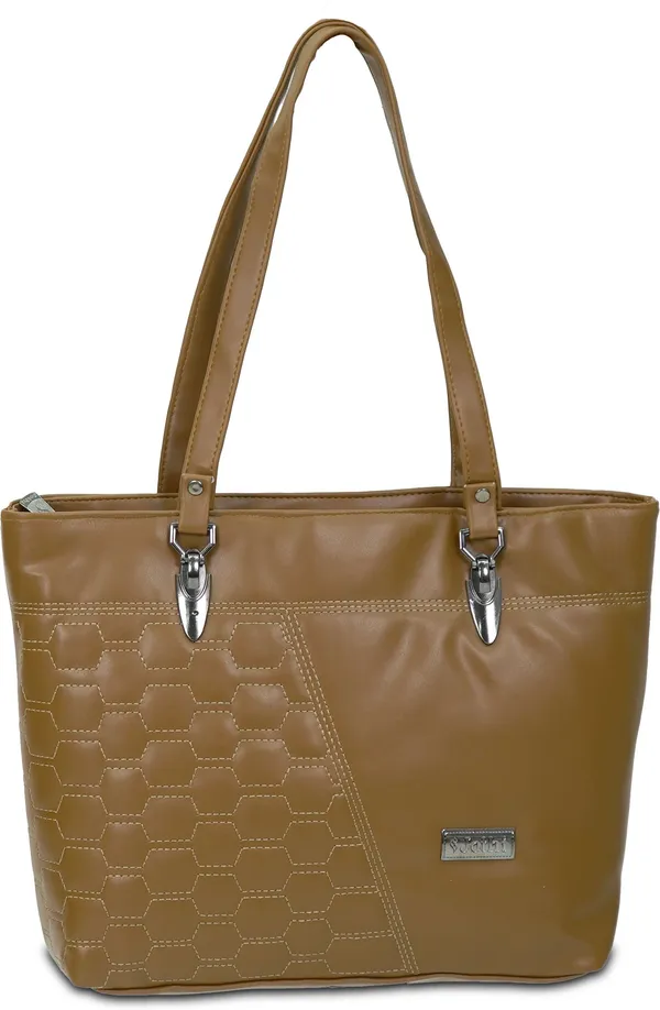 Yellow_Synthetic_Leather_Shoulder_Bag_For_Women_(7.35_L)