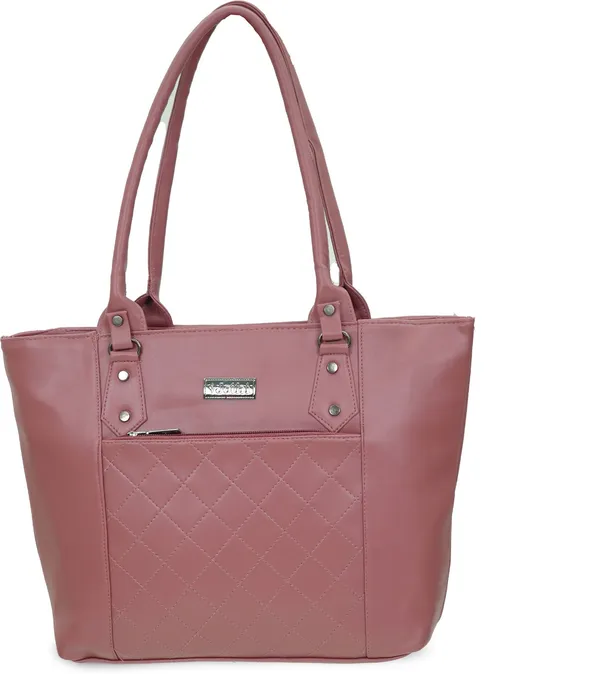 Pink_Synthetic_Leather_Shoulder_Bag_For_Women_(7.35_L)