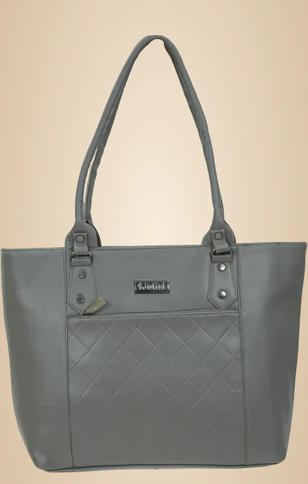 Grey_Synthetic_Leather_Shoulder_Bag_For_Women_(7.35_L)