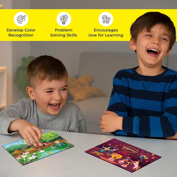48_Piece_Puzzle_Set_|_Set_Of_4-12_Pieces_Each_Solar_System,_Circus,_Dino_Park,_&_Farm_|_Ideal_For_Kids_3-5_Yrs_|_Multicolor_Educational_Toy_Pieces_|_Perfect_Primary_&_Return_Gift_For_Kids