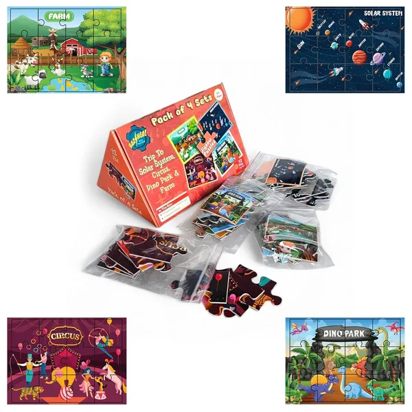 48_Piece_Puzzle_Set_|_Set_Of_4-12_Pieces_Each_Solar_System,_Circus,_Dino_Park,_&_Farm_|_Ideal_For_Kids_3-5_Yrs_|_Multicolor_Educational_Toy_Pieces_|_Perfect_Primary_&_Return_Gift_For_Kids