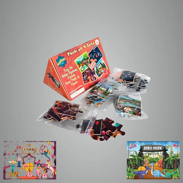 48_Piece_Puzzle_Set_|_Set_Of_4-12_Pieces_Each_Solar_System,_Circus,_Dino_Park,_&_Farm_|_Ideal_For_Kids_3-5_Yrs_|_Multicolor_Educational_Toy_Pieces_|_Perfect_Primary_&_Return_Gift_For_Kids