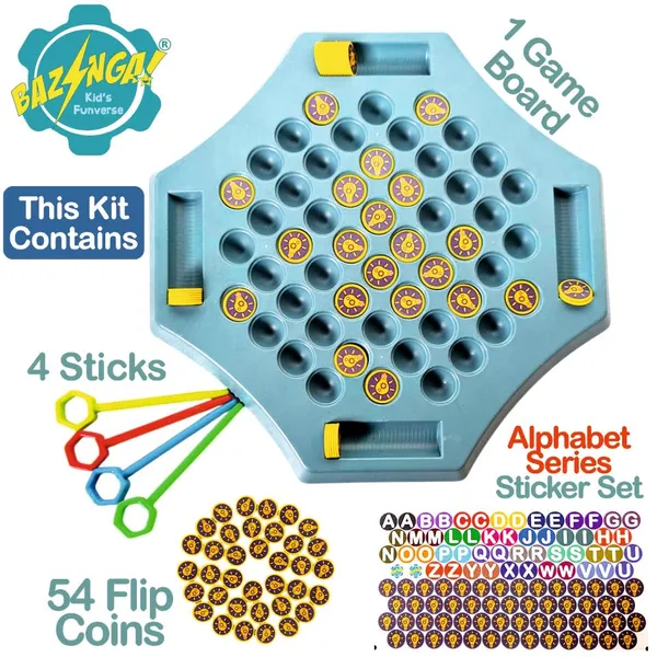 Flip_And_Find_Matching_Memory_Game_|_Alphabet_Learning_Theme_|_Find_Exactly_Matching_Pieces_|_Ideal_For_For_2-4_Players_|_Brain_Teasing_Board_Game_For_Family,_Friends,_&_Kids_4+_Yrs_(Alphabet_Flip_&_Find)