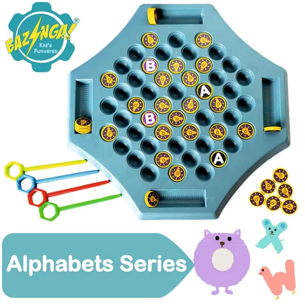 Flip_And_Find_Matching_Memory_Game_|_Alphabet_Learning_Theme_|_Find_Exactly_Matching_Pieces_|_Ideal_For_For_2-4_Players_|_Brain_Teasing_Board_Game_For_Family,_Friends,_&_Kids_4+_Yrs_(Alphabet_Flip_&_Find)