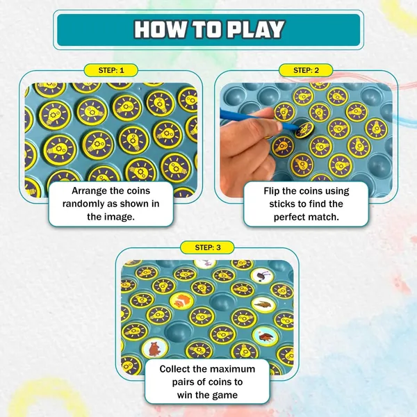 Flip_And_Find_Matching_Memory_Game_|_Animal_Based_Theme_|_Find_Exactly_Matching_Pieces_|_Ideal_For_For_2-4_Players_|_Brain_Teasing_Board_Game_For_Family,_Friends,_&_Kids_4+_Yrs