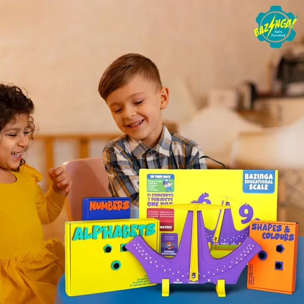 All_In_One_Master_Scale_Toy_|_Contains_3_Games_-_Interactive_Addition_&_Subtraction_|_Letter_&_Pattern_Matching_|_Match_Colours_With_Similar_Coloured_Objects_|_Educational_Toys_For_3_+_Years