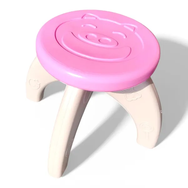 Pink_Round_Stool_For_Kids_-_Smiley_Design_|_Lightweight,_Foldable,_Durable_Supports_Upto_90Kg_|_Furniture_For_Little_Ones_|_Perfect_Bathing_Companion_|_Adjustable_Tool_For_Picnic_(1-7_Yrs)