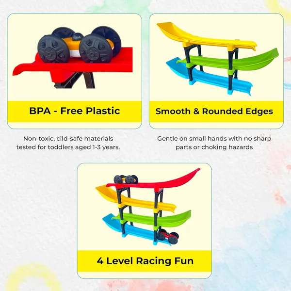 4_Level_Car_Ramp_Racer_Toy_With_Mini_Cars_|_Bridge_Rolling_Loop_Race_Track_Toy_|_Multicolor_Car_Race_Track_-_Red,_Yellow,_Green,_&_Blue_|_Ideal_Gift_For_Ages_2-7_|_Car_Racing_Track_For_Kids