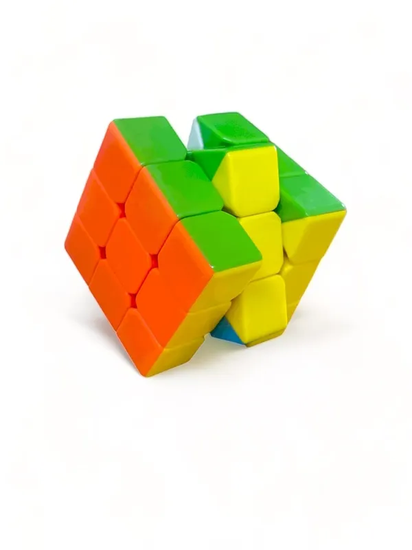 3X3_Magnetic_Stickerless_Speed_Cube_|_Colour-Matching_Brainteaser/Brainstorming_Puzzle_For_Kids_|_Classic_Problem-Solving_Cube_|_Ideal_For_Kids_Above_3+_Years_Old_Boys_Girls