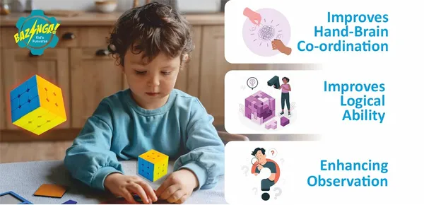 3X3_Magnetic_Stickerless_Speed_Cube_|_Colour-Matching_Brainteaser/Brainstorming_Puzzle_For_Kids_|_Classic_Problem-Solving_Cube_|_Ideal_For_Kids_Above_3+_Years_Old_Boys_Girls
