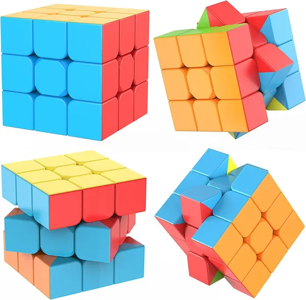 3X3_Magnetic_Stickerless_Speed_Cube_|_Colour-Matching_Brainteaser/Brainstorming_Puzzle_For_Kids_|_Classic_Problem-Solving_Cube_|_Ideal_For_Kids_Above_3+_Years_Old_Boys_Girls